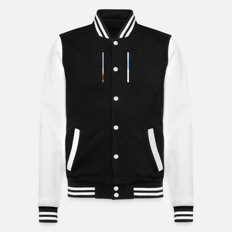 Renards dans la neige - Veste Teddy - noir/blanc
