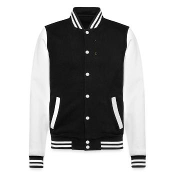 Septembre 1974 49 Ans Que Je Suis Génial Cadeau - Veste Teddy - noir/blanc - Devant - Nik (191cm) & Marisol (170cm)