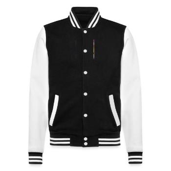 N.D XOXO Amour - Veste Teddy - noir/blanc - Devant - Nik (191cm) & Marisol (170cm)
