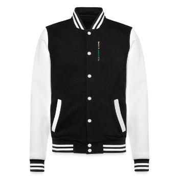Légendaire Février 1961 édition limitée - Veste Teddy - noir/blanc - Devant - Nik (191cm) & Marisol (170cm)