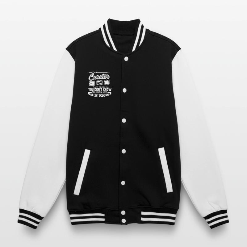 Curator Curator Solves Problems College Sweat Jacket