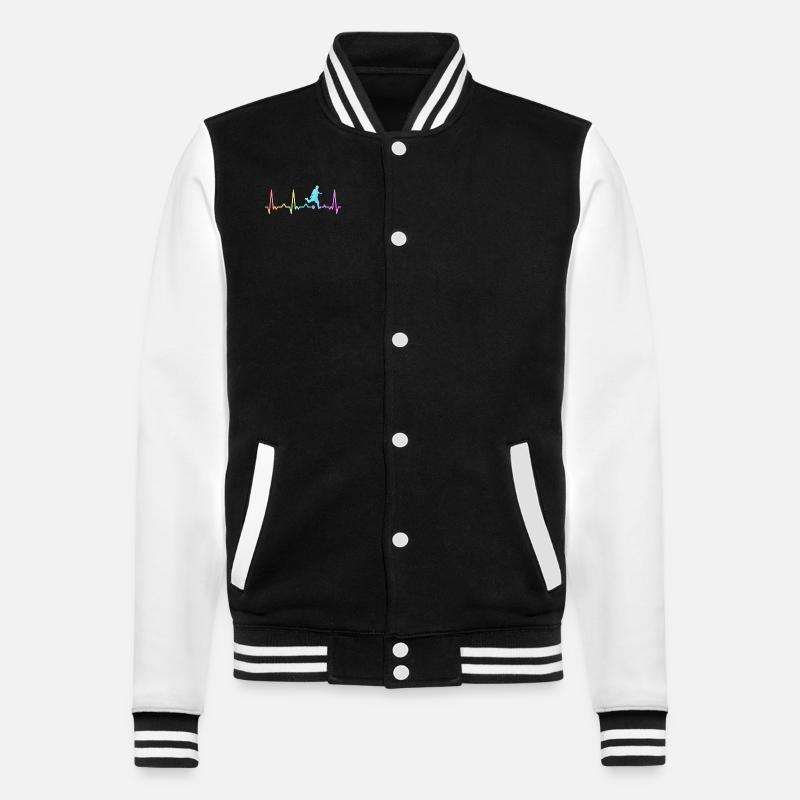 Kickball - Veste Teddy - noir/blanc