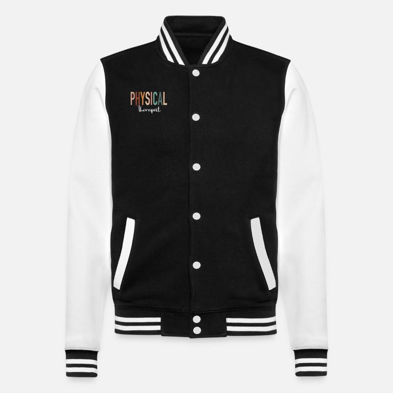 Assistant physiothérapeute - Veste Teddy - noir/blanc