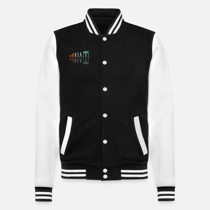 Car Mechanic Development - College Sweat Jacket - black/white