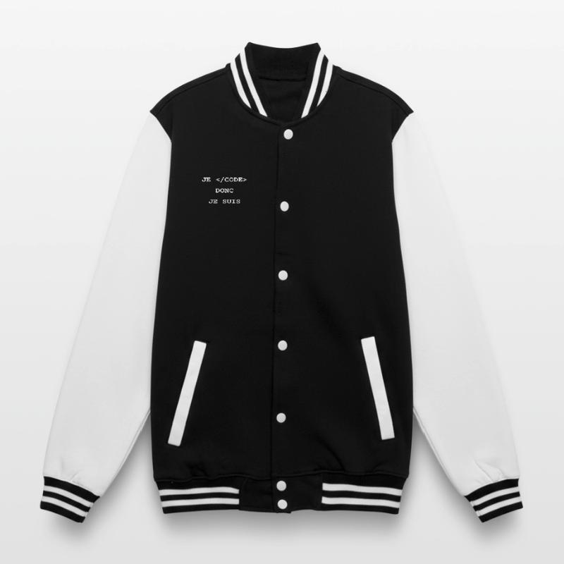 Je Code Donc Je Suis Informatique et Programmeur Veste Teddy