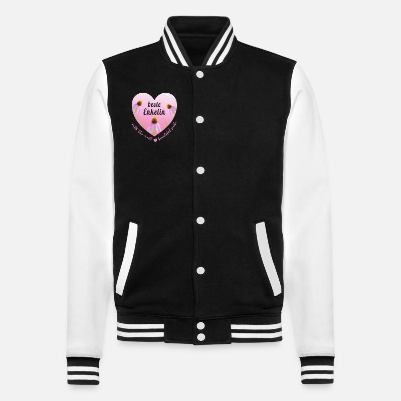 best granddaughter - College Sweat Jacket - black/white