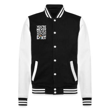 Gardener Garden Plants Gardening - College Sweat Jacket - black/white - Front - Nik (191cm) & Marisol (170cm)
