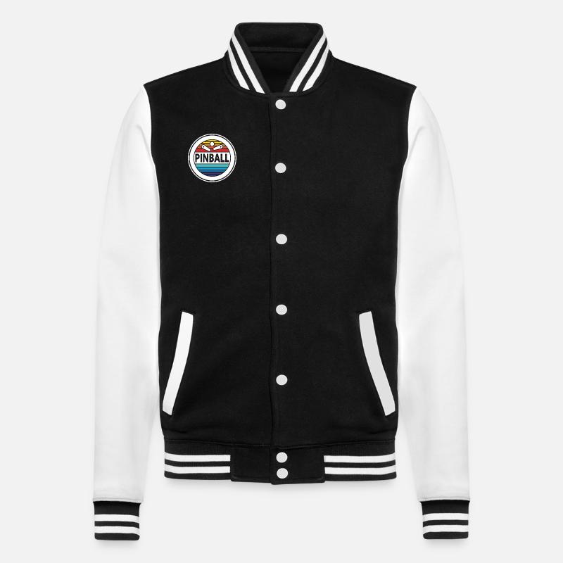 Flipper, Flipper - College-Sweatjacke - Schwarz/Weiß
