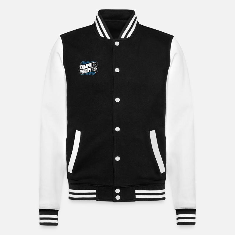 Technical Support Computer - College Sweat Jacket - black/white