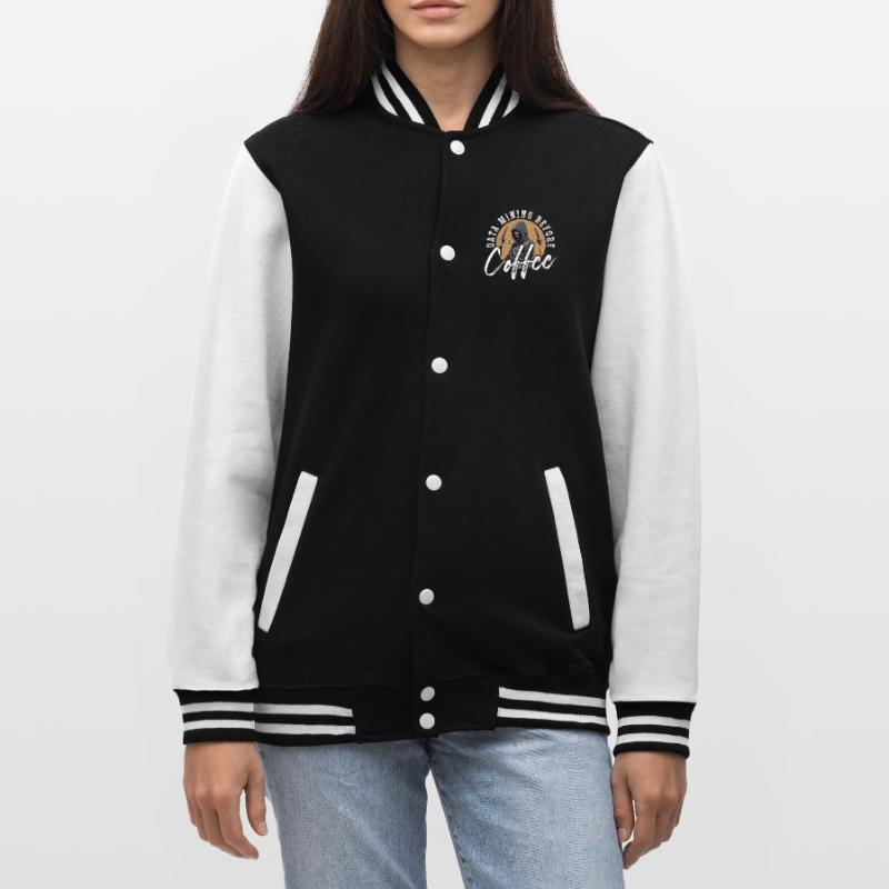 Data Mining Before Coffee Programmer Coffee Lover College-Sweatjacke