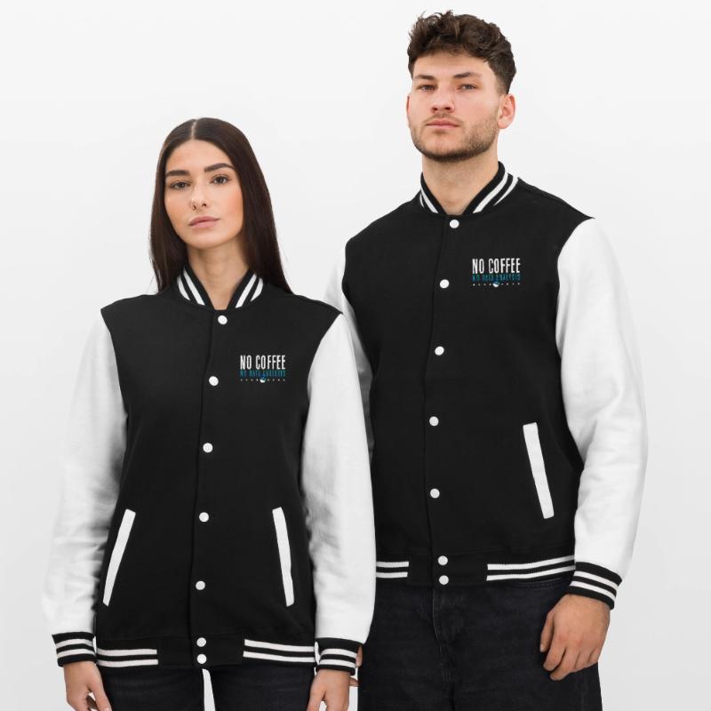 Data Analyst No Coffee No Programmer Coffee Lover College-Sweatjacke