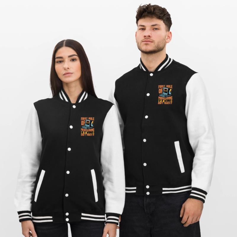 Coder First Rule Of Programming If Web Developer College-Sweatjacke