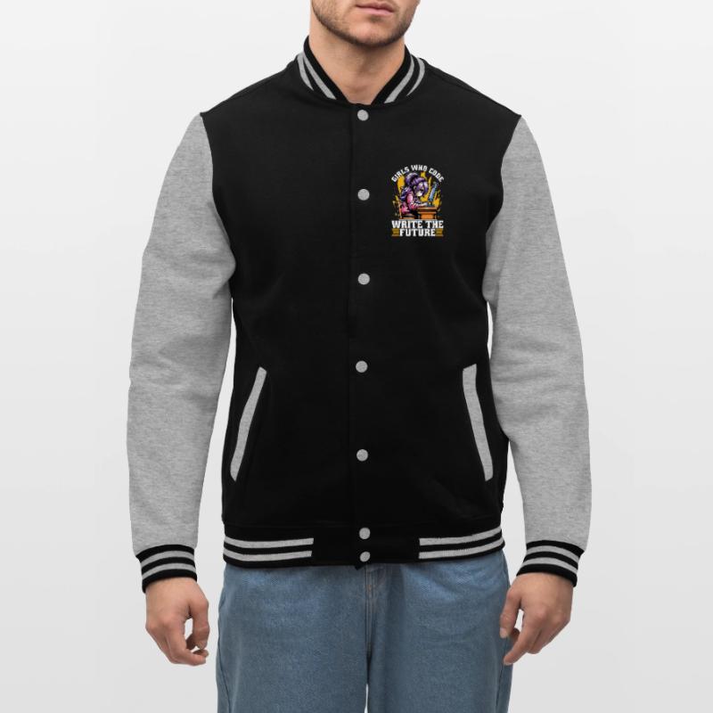 Coder Girls Who Code Write The Future Developer College-Sweatjacke