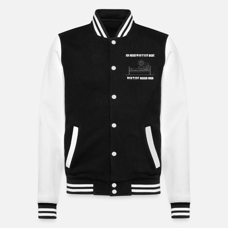Assemblée - Veste Teddy - noir/blanc