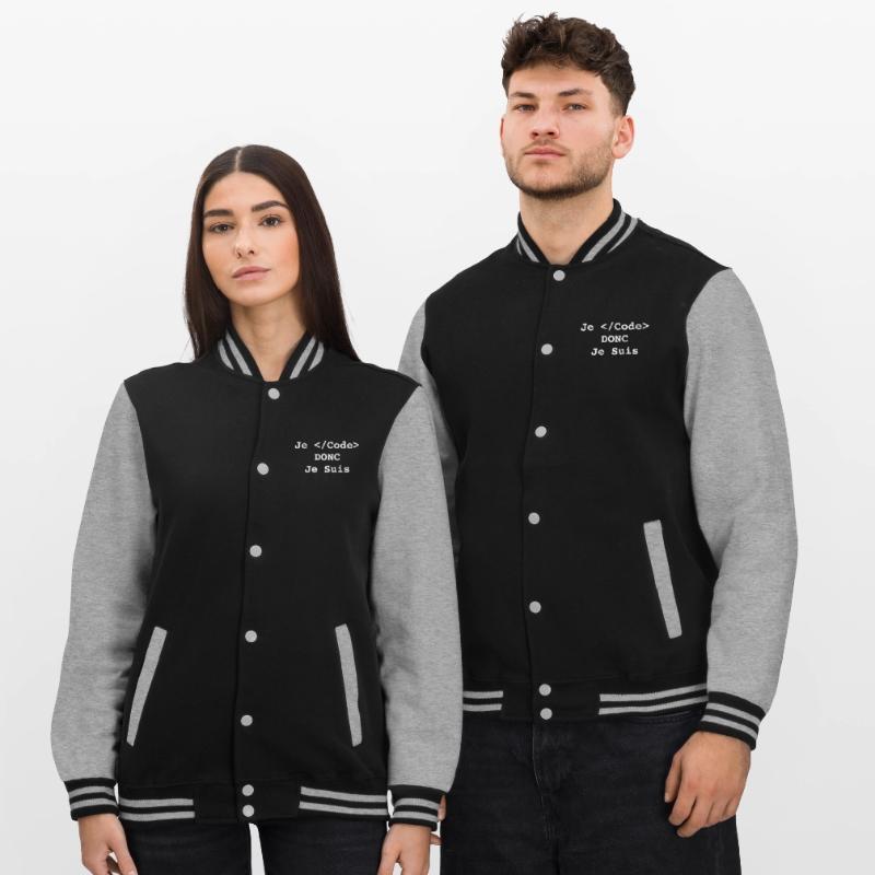 I Code So I'm Computer Scientist and Programmer College Sweat Jacket