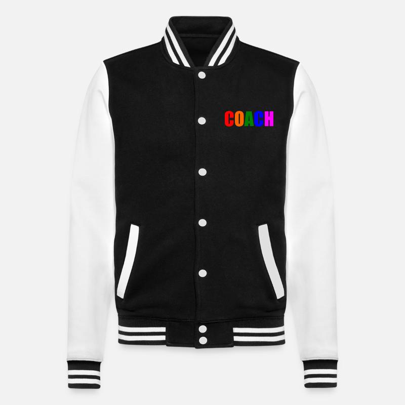 Coach - Veste Teddy - noir/blanc