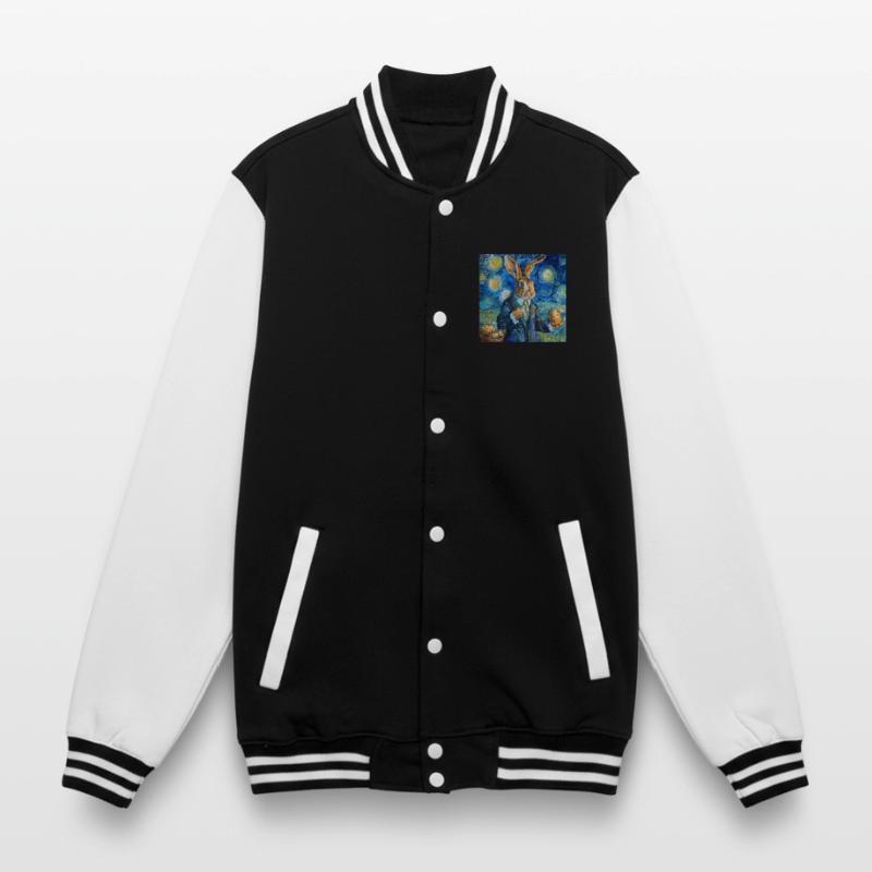 easter bunny, easter, bunny, happy easter, easter eggs College Sweat Jacket