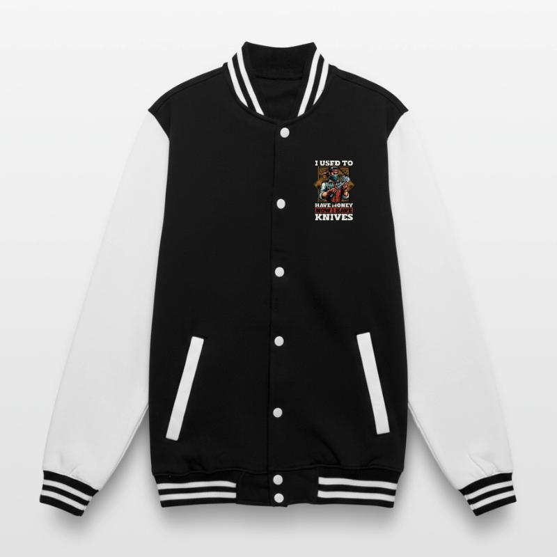 Forgeage de lames J’avais de l’argent Fabrication de lames Veste Teddy