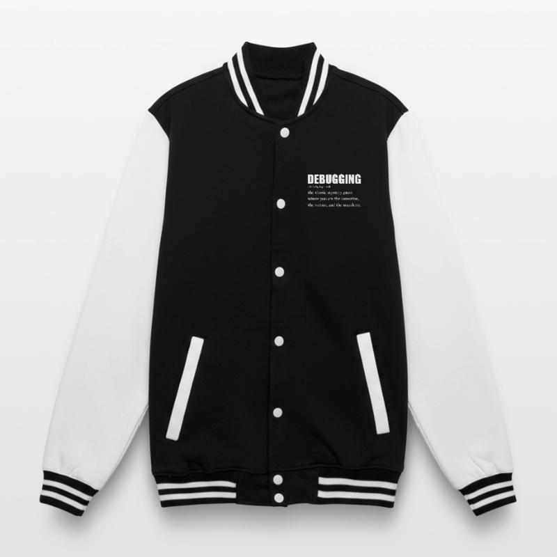 Programmierer Debugging Definition Lustig IT-Entwickler College-Sweatjacke