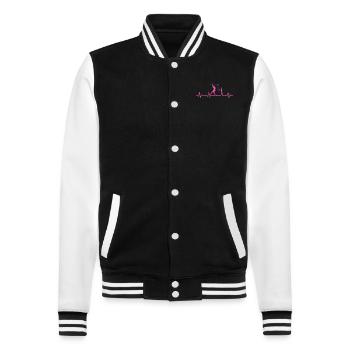 Baton Twirling Heartbeat Cadeaux Baton - Veste Teddy - noir/blanc - Devant - Nik (191cm) & Marisol (170cm)