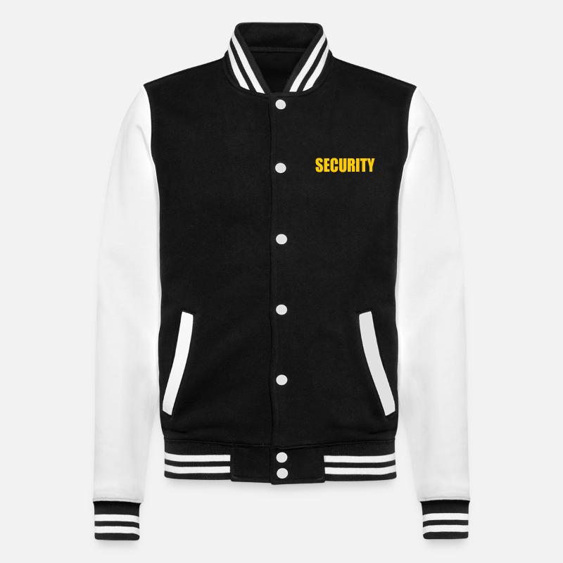 Security - Veste Teddy - noir/blanc
