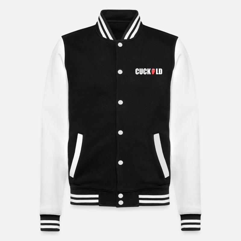 Cuckold - College-Sweatjacke - Schwarz/Weiß