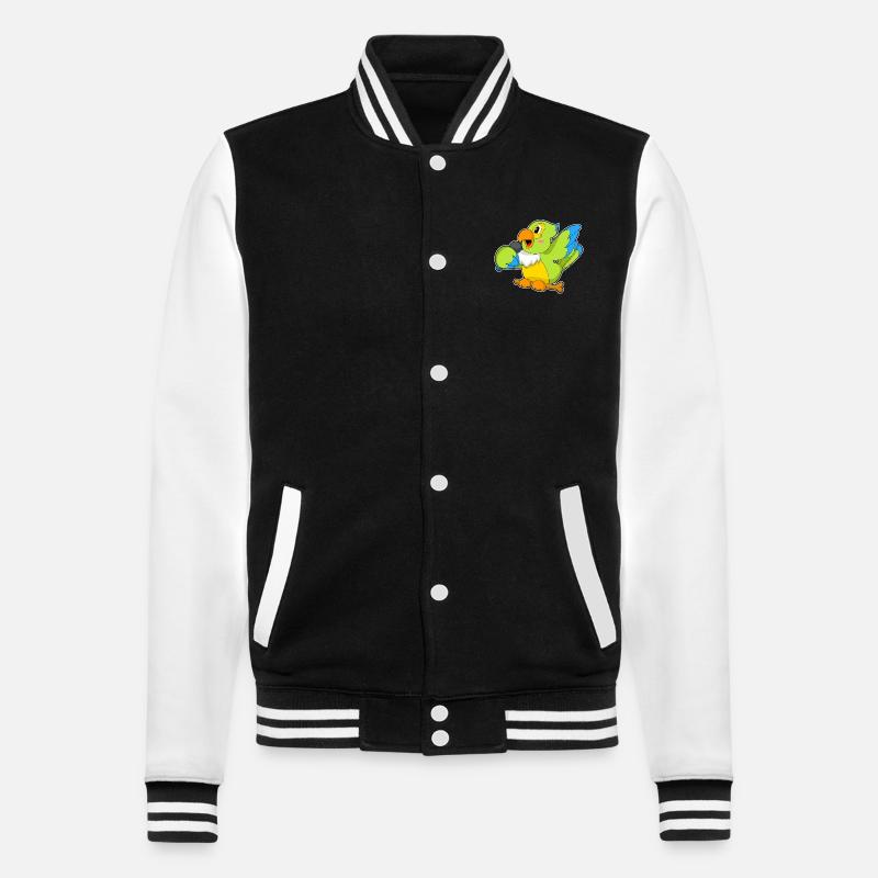 Parrot Singer Microphone - Veste Teddy - noir/blanc