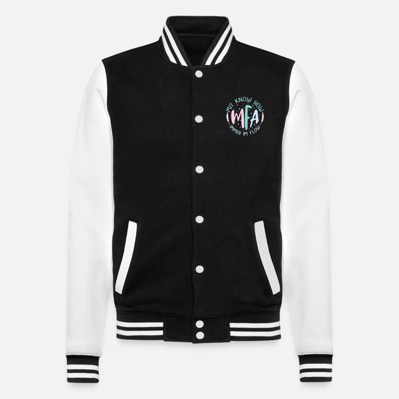 MFA Know-How Medical Assistant - College Sweat Jacket - black/white
