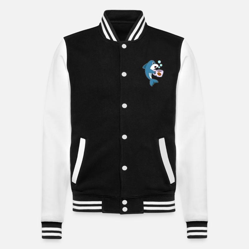 Tasse à café Delfin - Veste Teddy - noir/blanc