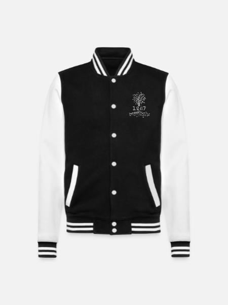 1947 Gaming Geburtstagsgeschenk, 1947 Gamer Geschenk - College-Sweatjacke - Schwarz/Weiß