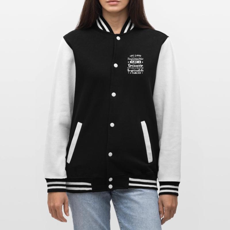 Ein Super Programmierer - Programmierer Geschenk College-Sweatjacke