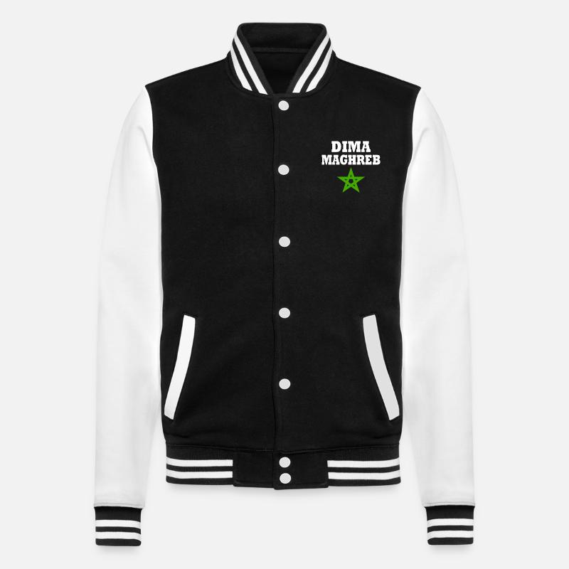 Dima maghreb - College-Sweatjacke - Schwarz/Weiß