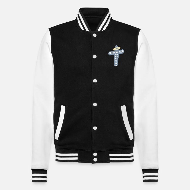 anders als andere - College-Sweatjacke - Schwarz/Weiß