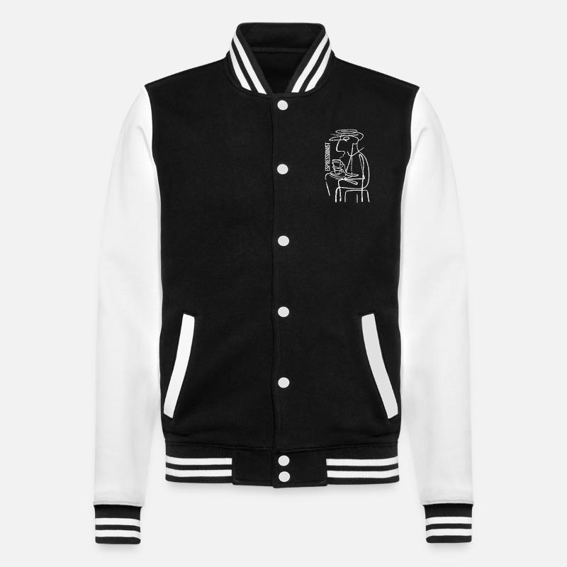 Espressionist - Espresso - Boisson au café - Veste Teddy - noir/blanc