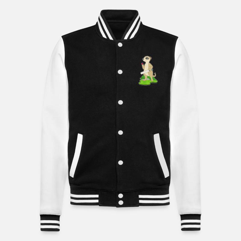 Suricate Cricket Battes de cricket - Veste Teddy - noir/blanc