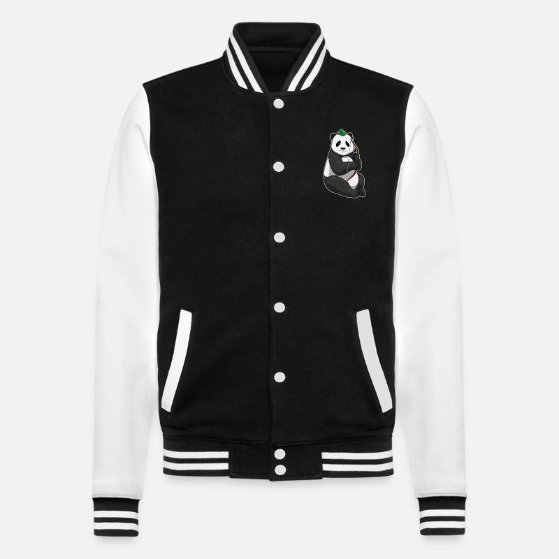 Łuk Panda Archer - Bluza college - czarny/biały