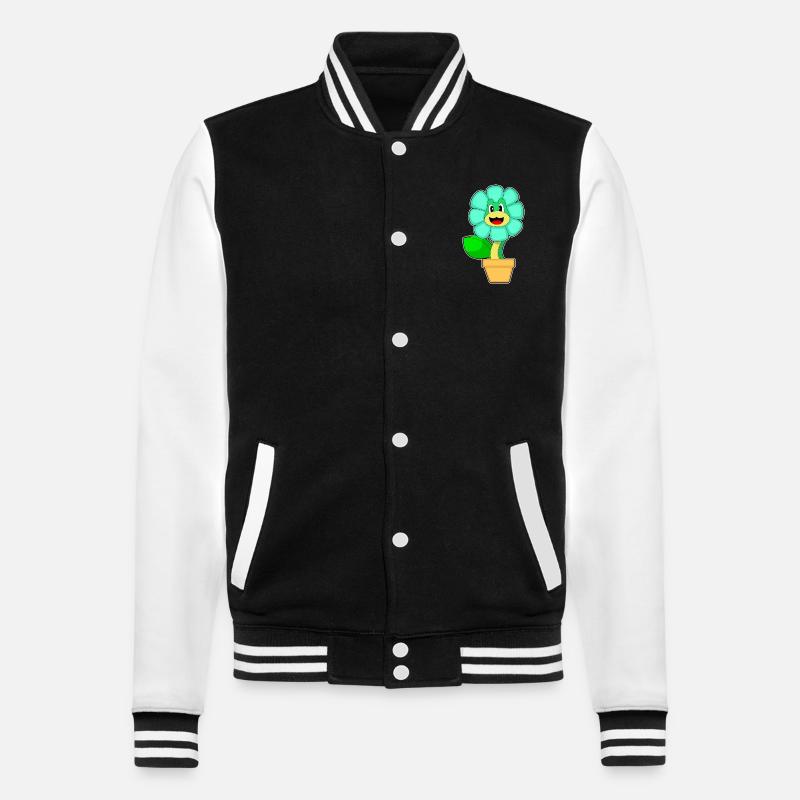 Fleur de serpent - Veste Teddy - noir/blanc