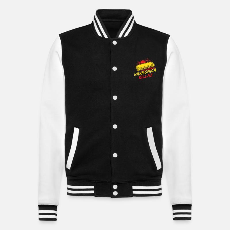 drôle d’harmonica joueur Killaz harmonica - Veste Teddy - noir/blanc