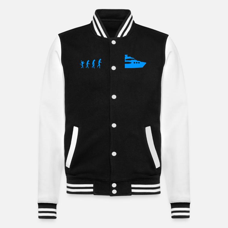 Boat Captain Evolution - Veste Teddy - noir/blanc