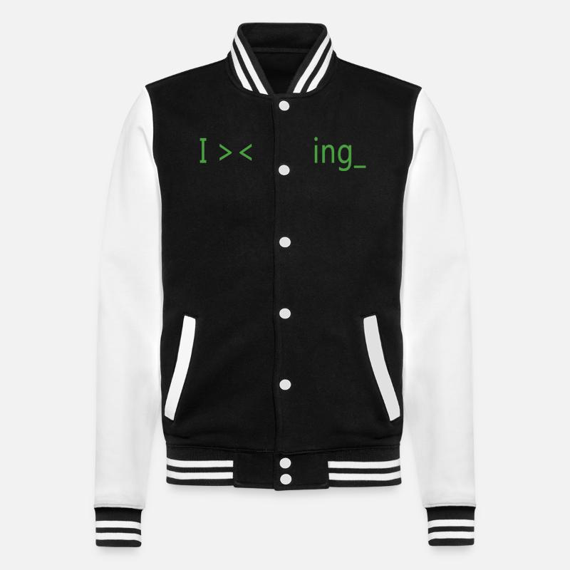 J’adore programmer des programmeurs - Veste Teddy - noir/blanc