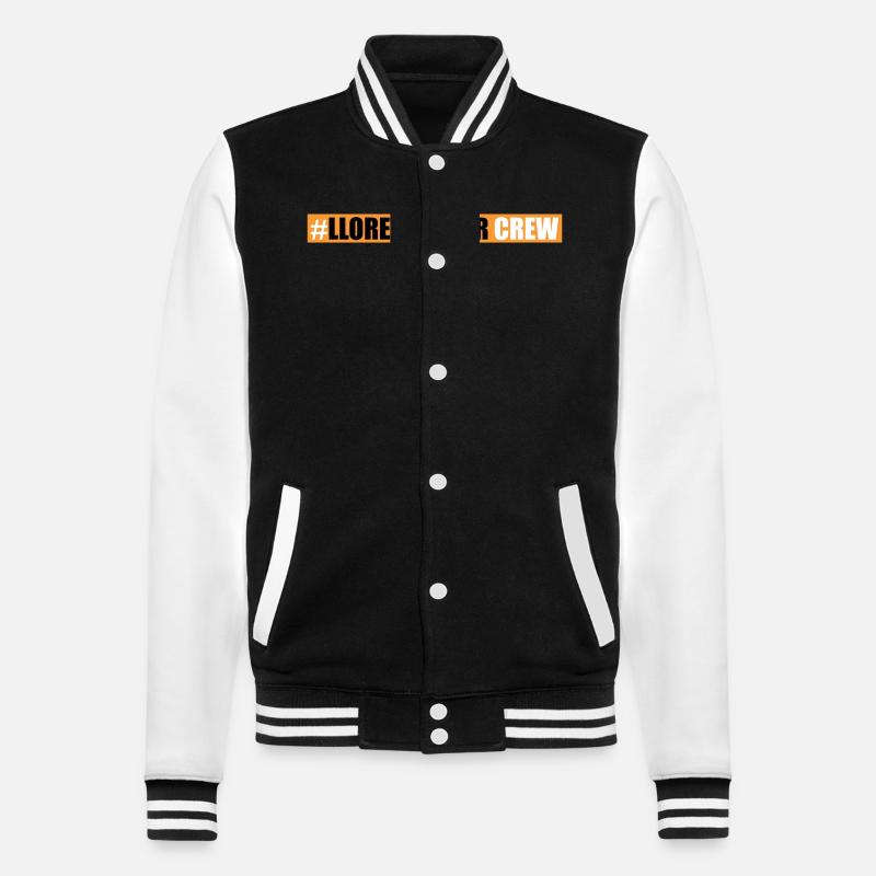 Lloret De Mar Crew - College-Sweatjacke - Schwarz/Weiß