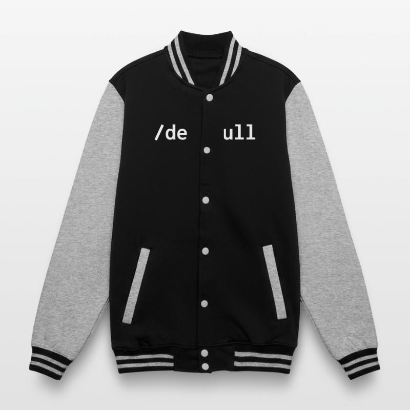 Dev null web developer humor funny College Sweat Jacket