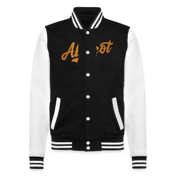 Abricot - Veste Teddy - noir/blanc - Devant - Nik (191cm) & Marisol (170cm)