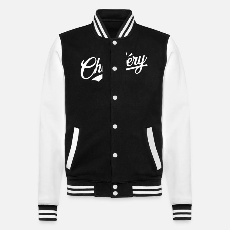 Chambéry - Veste Teddy - noir/blanc