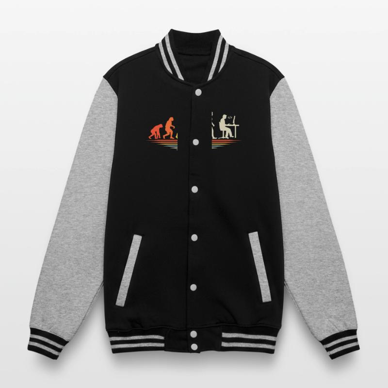 Coffee Coding Evolution Coder Developer Nerd Coffe College Sweat Jacket