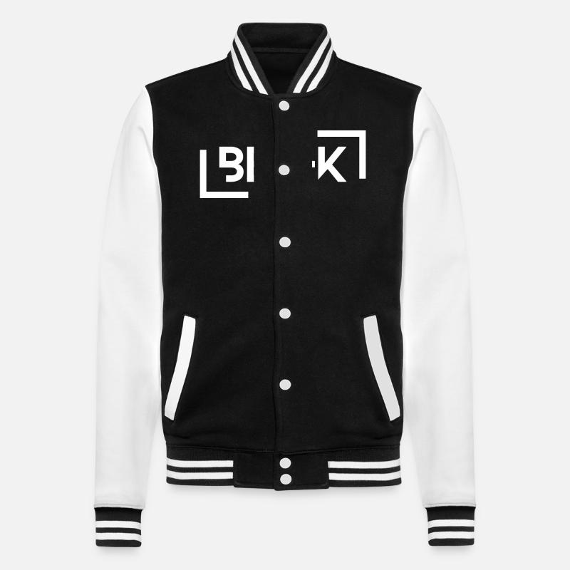 Belek - Veste Teddy - noir/blanc