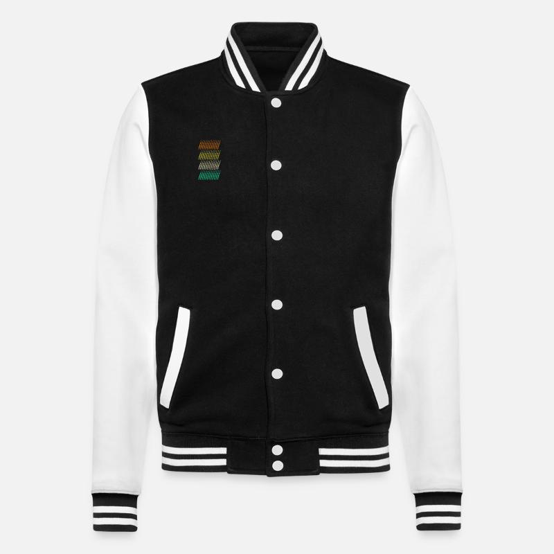Flötist Querflöte - College-Sweatjacke - Schwarz/Weiß