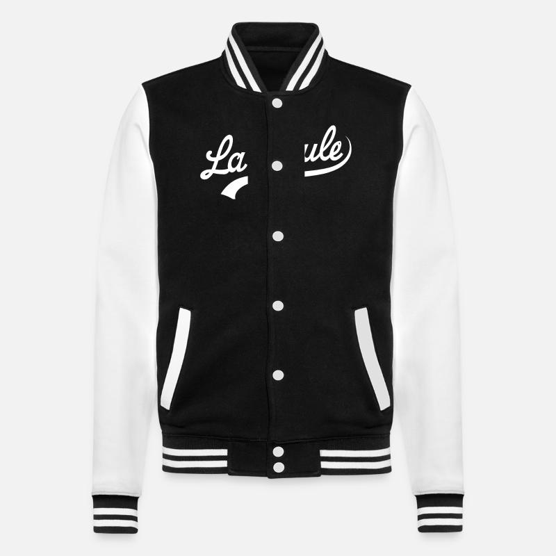 La Baule - Veste Teddy - noir/blanc