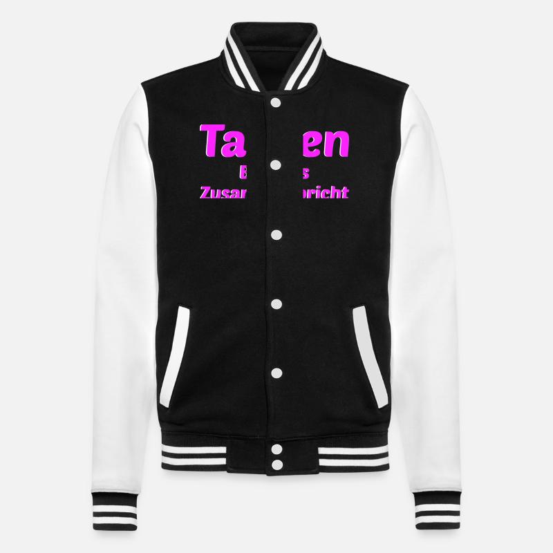 Tanzen Tanz Mädchen Hobby - College-Sweatjacke - Schwarz/Weiß