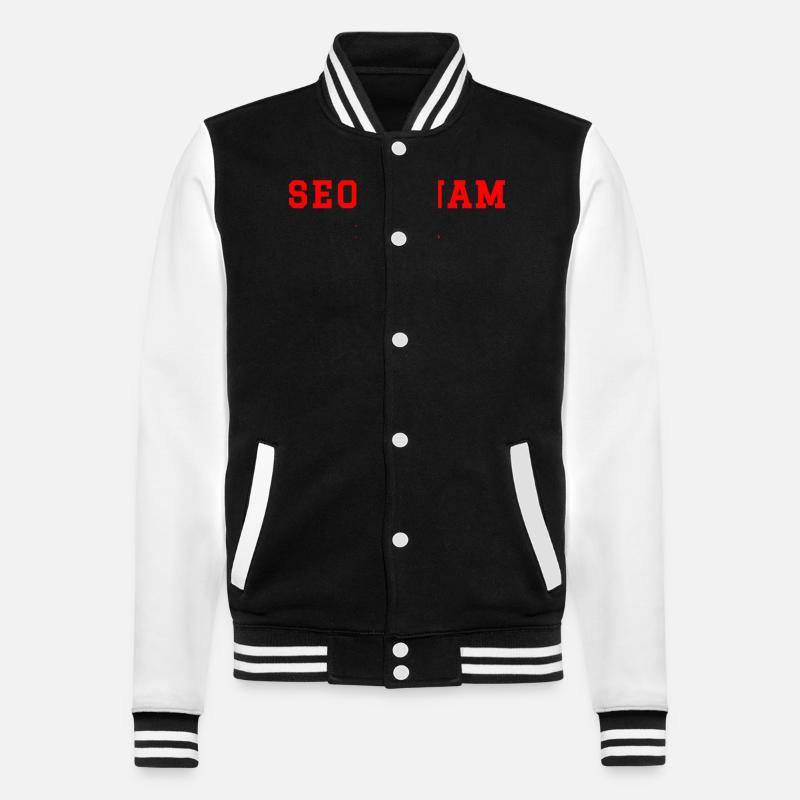 Seongnam Corée - Veste Teddy - noir/blanc